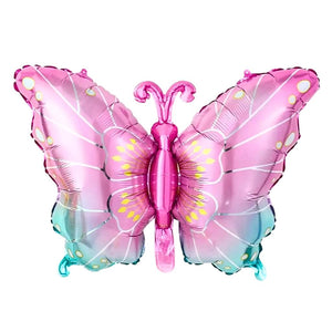 pink gradient butterfly balloon for parties