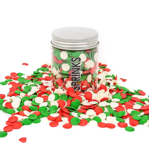 Sprinks Holly Jolly Christmas confetti sprinkles 60g