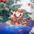 Handmade Super Star Santa Claus with Xmas Presents Pop Up Christmas Card
