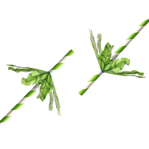 Coconut Tree Paper Straws 10pk