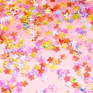 Colourful Metallic Flower Sequins Confetti Craft, Sewing & Wedding Table Decoration Mix