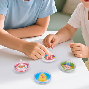 Colourful spin top spinning tops pack of 12