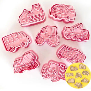food grade construction vehicle shaped biscuit cutters