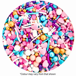 Sprink’d Aurora Medley sprinkles for pastel birthday cake theme