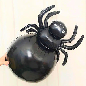 Cute Black Halloween Spider Foil Balloon – 53x80cm party decoration