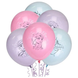 Disney Frozen 2 printed latex balloons 30cm pack of 6 featuring Elsa, Anna and Olaf
