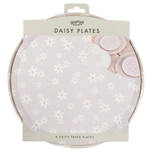 Ditsy Daisy Floral Paper Plates 8pk