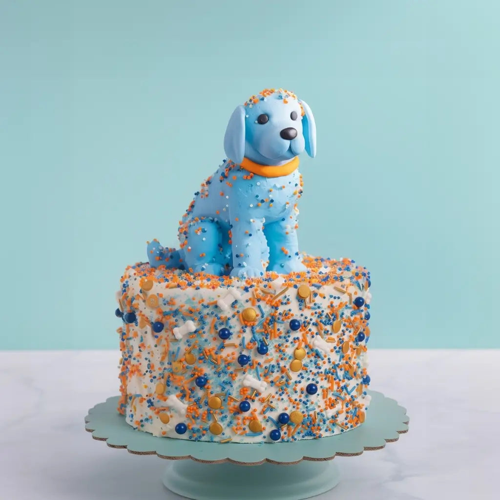 dog bone sprinkles for kids birthday cake