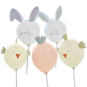 Hop Hop Hooray Easter Latex Balloon Bundle 5pk