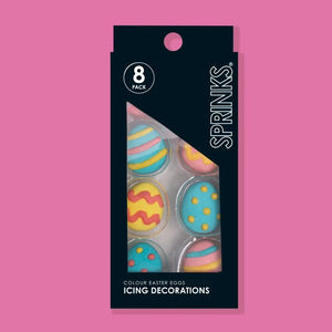 Sprinks Easter eggs icing decorations for cupcakes and cakes