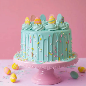 Sprinks Easter cupcake decorations on easter cake
