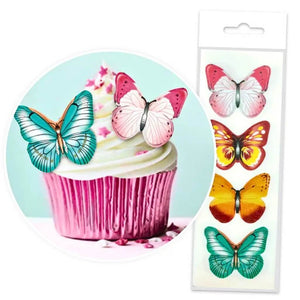 Cake Craft butterfly wafer toppers for cupcakes and cakes