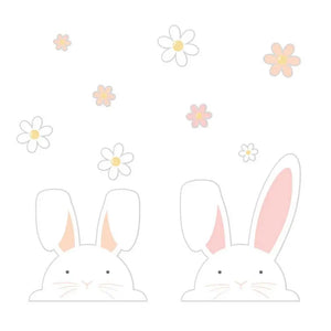 eggciting Bunny Easter Window Stickers 2pk