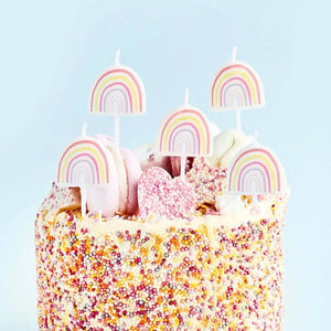 Enchanted Rainbow Candles 5pk