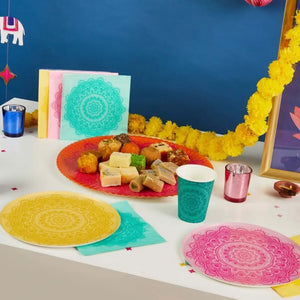 Festival of Lights party table settings