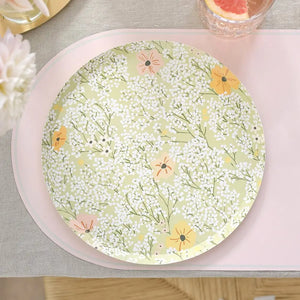 Floral Baby Shower Paper Plates 8pk