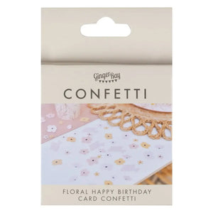 Floral Bloom Happy Birthday Confetti 14g