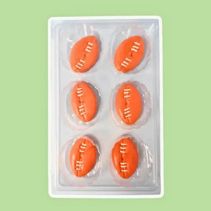 Football birthday cupcake icing toppers
