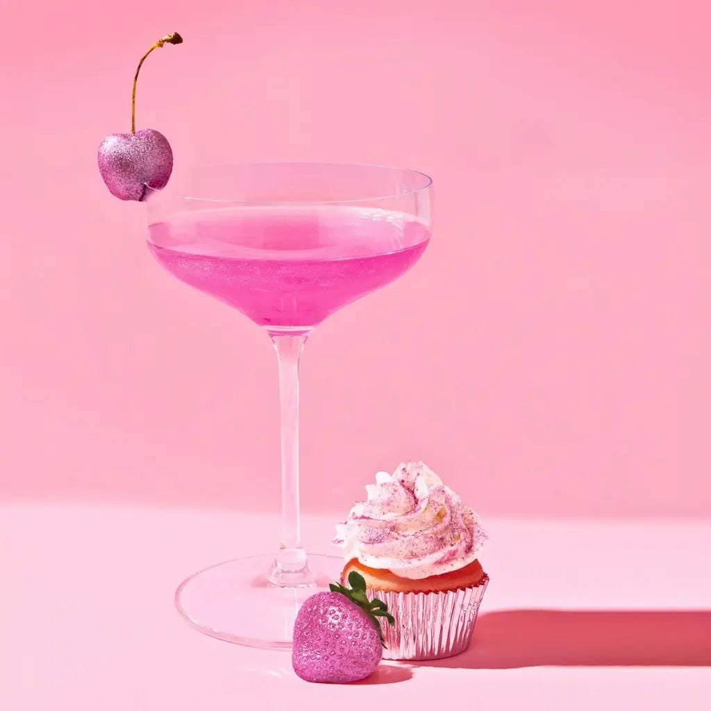 Fuchsia Shimmer Edible Glitter for Baking
