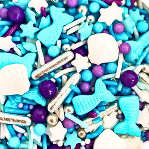 Decorative ocean sprinkles for birthday and mermaid parties