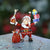 Handmade Funny Drunk Santa Claus with Xmas Presents Pop Up Christmas Card