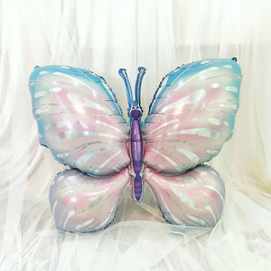 Giant blue Fairy Butterfly Foil Balloon