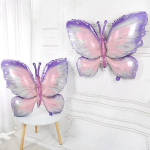 Giant Lilac Fairy Butterfly Foil Balloon