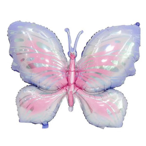 Giant Lilac Fairy Butterfly Foil Balloon