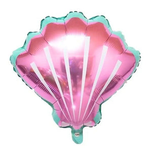 Mermaid All Age Birthday Balloon Bundle 7pk sea shell sea clam