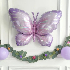Giant Purple Fairy Butterfly Foil Balloon