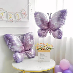 Giant Purple Fairy Butterfly Foil Balloon