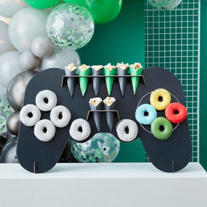 gigner ray 3D Game Controller Shaped Treat Stand with Dowels & Cones party supplies