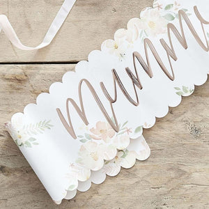 Ginger Ray Baby In Bloom Mummy To Be Paper Sash