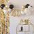 Ginger Ray Champagne Noir 40th Birthday Balloon Bunting Decoration