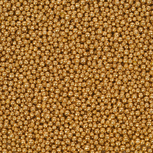 Shiny gold sprinkles for luxury cake decoration