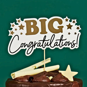 Graduation promotion achievement congratulations cake topper decoration