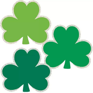 happy st patricks day Shamrock Mini Cutout Value Pack of 50