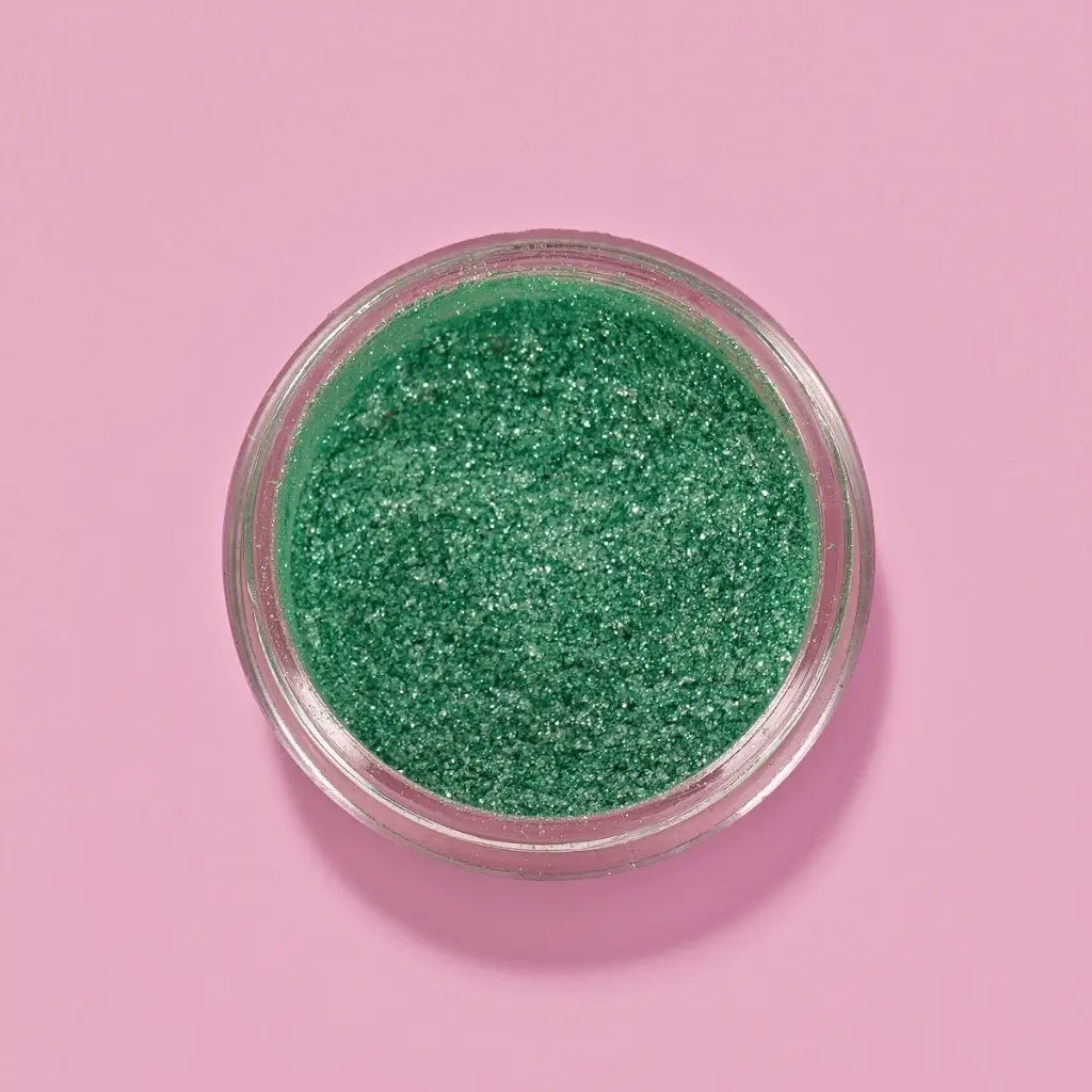 Green Shimmer Edible Glitter for Baking