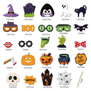 Halloween Photobooth Props 24pk