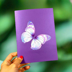 Magic Flying Butterfly Gift Box Pop Card