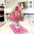 Handmade Red Pink Lily Bouquet in Vase 3D Pop Up Card