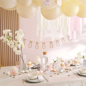 Hey Bunny White Blossom Artificial Flower Garland
