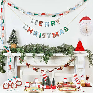 holly jolly merry christmas party decorations