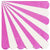 Hot Pink & White Candy Stripe Scallop Paper Napkins 16pk