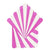 Hot Pink & White Candy Stripe Scallop Paper Napkins 16pk