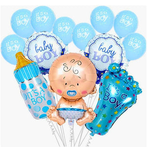 It's A Boy Baby Shower Balloon Bundle 13pk gender reveal party decorations
