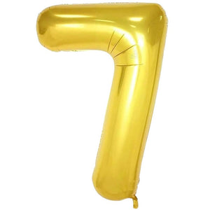 40-inch Jumbo Gold Number 7 Foil Balloon