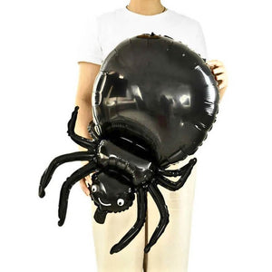 Cute Black Halloween Spider Foil Balloon – 53x80cm party decoration