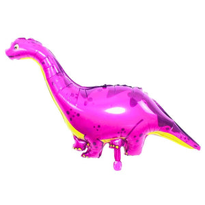 Jumbo pink Brontosaurus Dinosaur Foil Balloon