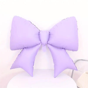 Jumbo Pastel purple Ribbon Bow Foil Balloon Party Decorations